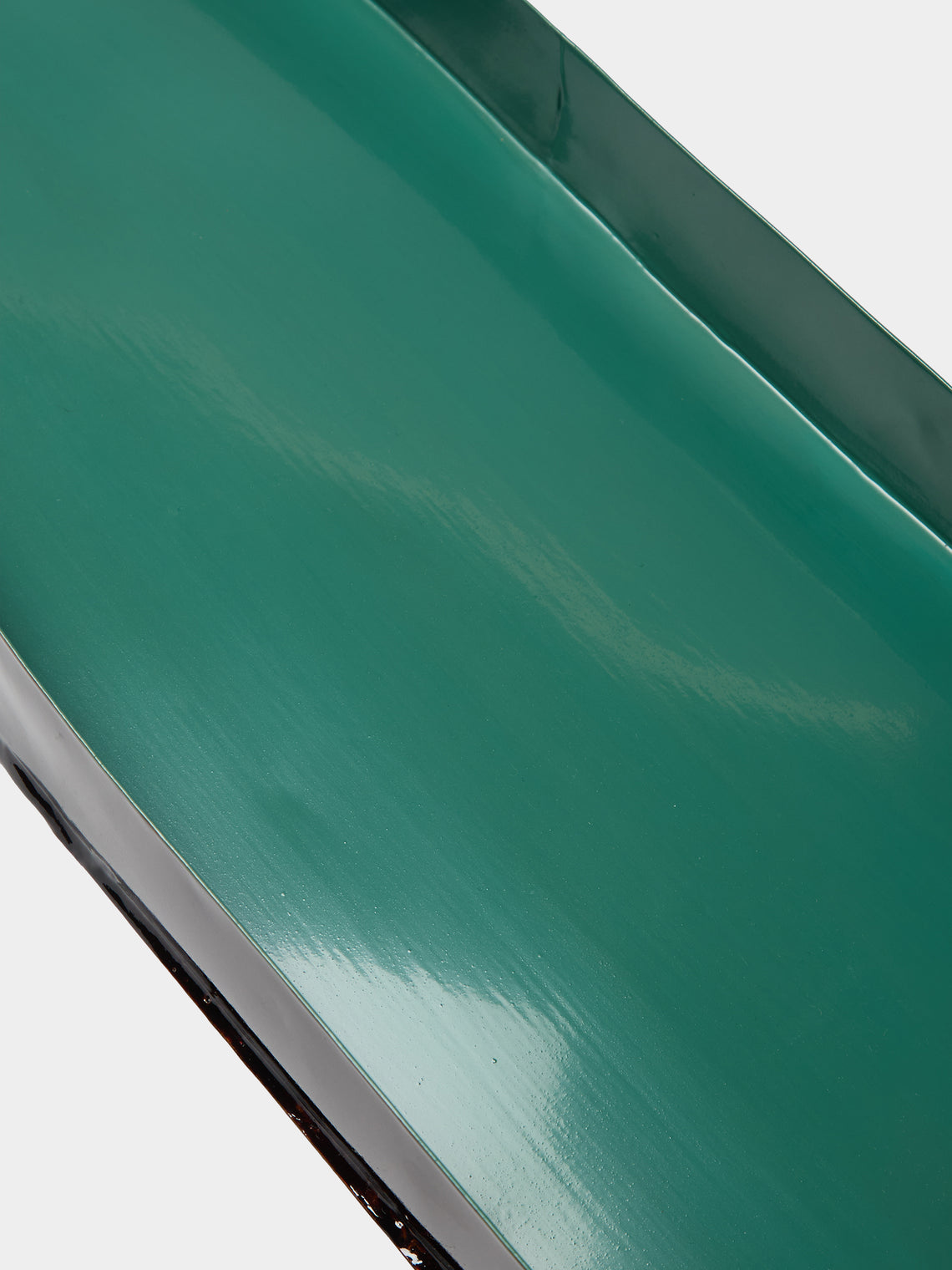 Huh Myoung Wook - Ottchil Copper Platter (30.5in/78cm) - Green - ABASK