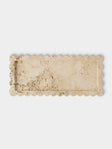 Anastasio Home - 512 Marble Tray (16in/40.5cm) - Beige - ABASK - 