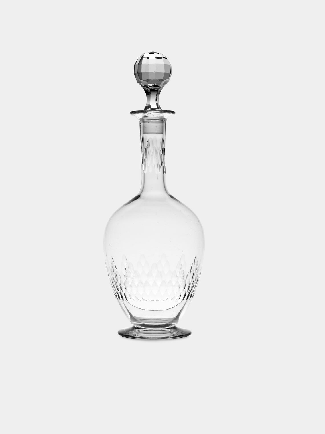 Antique and Vintage - Early-20th-Century Baccarat Molière Crystal Carafe - Clear - ABASK - 