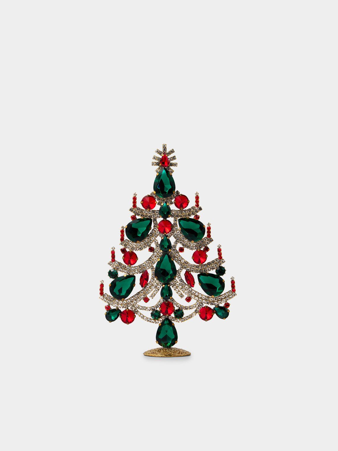ABASK Decorations - Charming Czech Crystal Tree - Red - ABASK - 