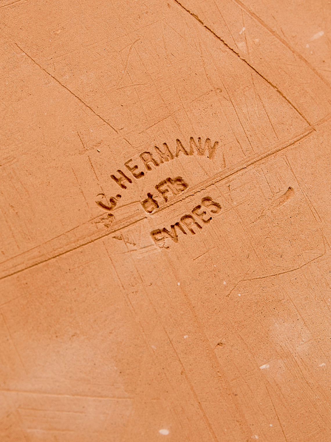 Poterie d’Évires - Flowers Hand-Painted Ceramic Single Utensil Holder - Cream - ABASK