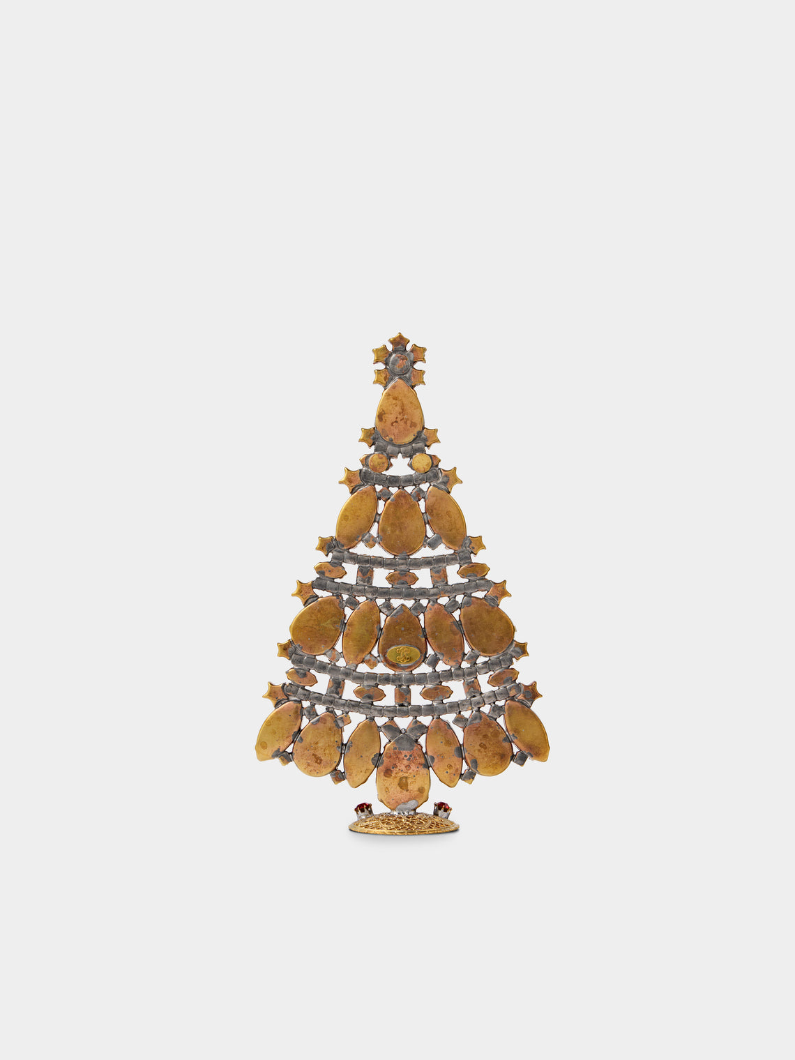 ABASK Decorations - Meticulous Czech Crystal Tree - Green - ABASK