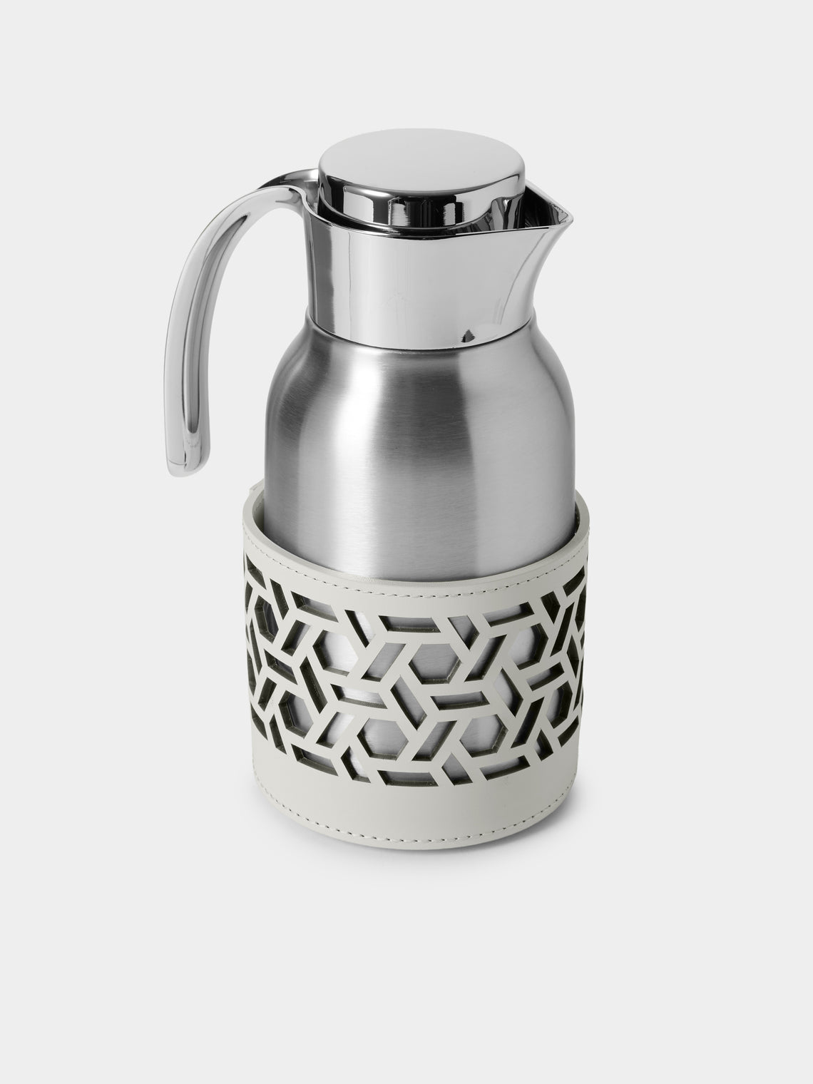 RUDI - Gemma Leather Carafe (20oz/0.6L) - White - ABASK - 