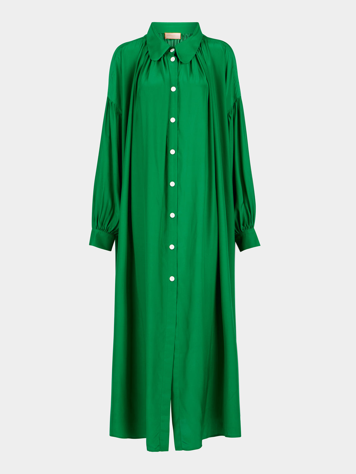 Marta Ferri - Martini Silk Long Dress - Green - ABASK - 