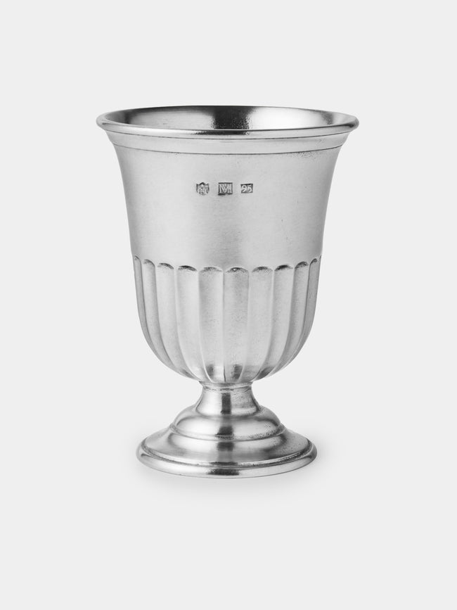 Cosi Tabellini - Impero Pewter Toothbrush Holder - Silver - ABASK - 