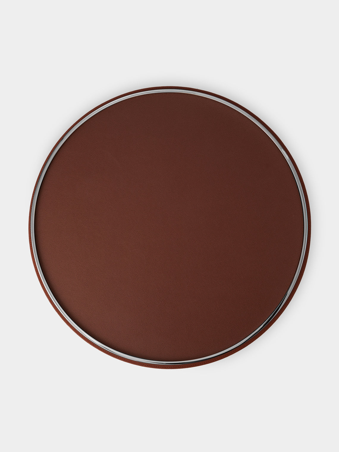 Giobagnara - Neptune Leather Lazy Susan - Brown - ABASK - 