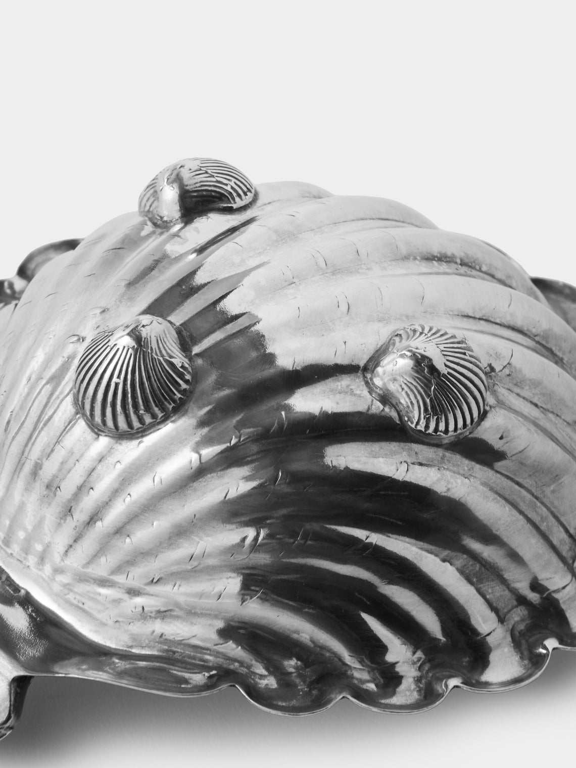 Antique and Vintage - 1970s Brandimarte Shell Solid Silver Bowl - Silver - ABASK