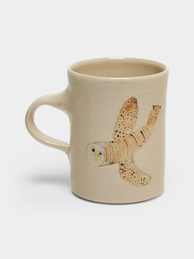 Liz Rowland - Owl Hand-Painted Ceramic Mug - Multiple - ABASK - 