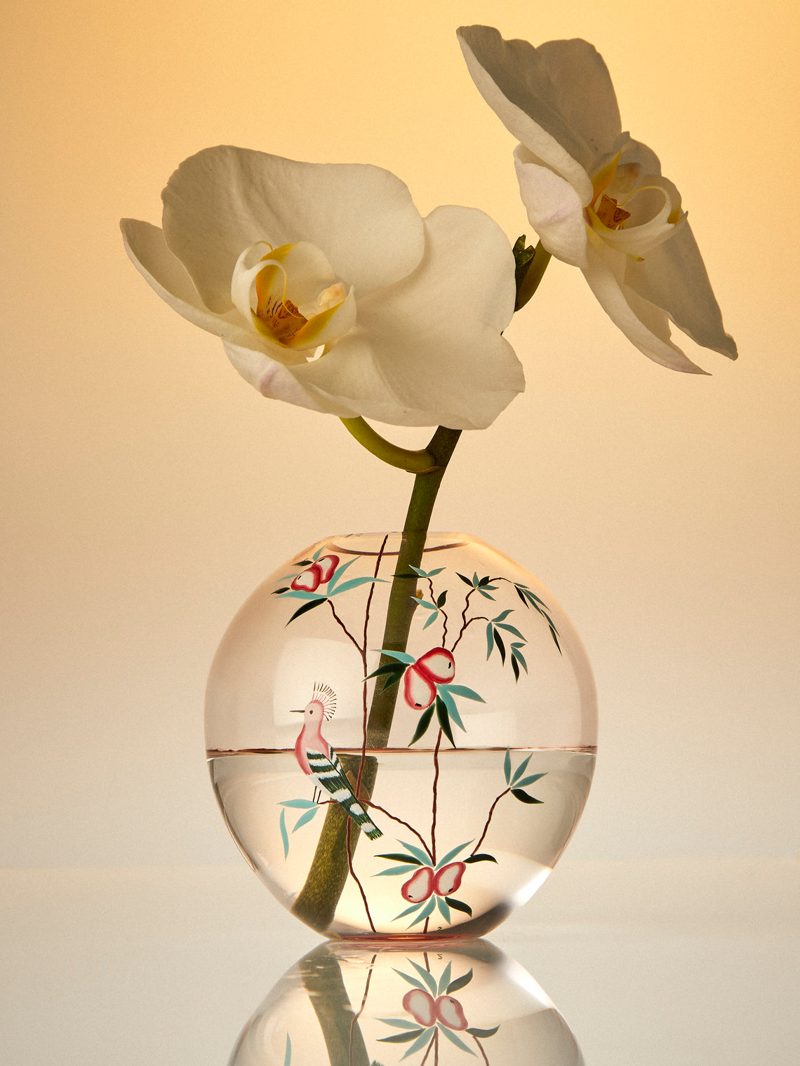 Lobmeyr - BV60 IV Garden of Paradise Hand-Blown Crystal Bud Vase (4in/10cm) - Multiple - ABASK