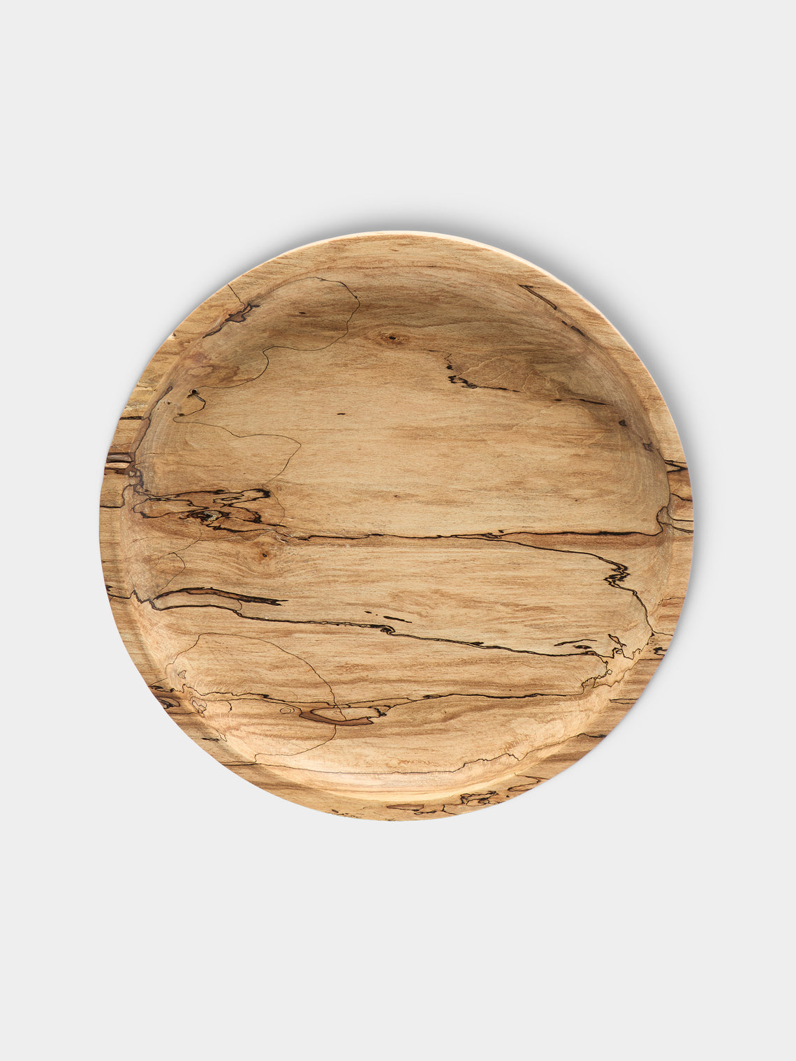 Bird & Branch - Fairlight Hand-Turned Spalted Beech Extra Large Platter - Natural - ABASK