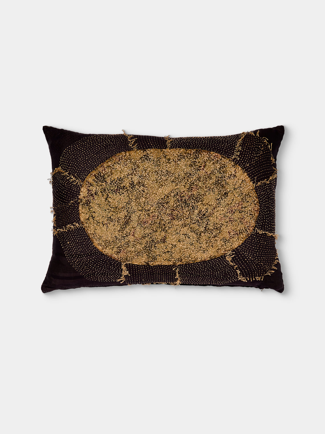 By Walid - 18th-Century French Tapestry Damask Pillow (29.5in/75cm) - Multiple - ABASK - 