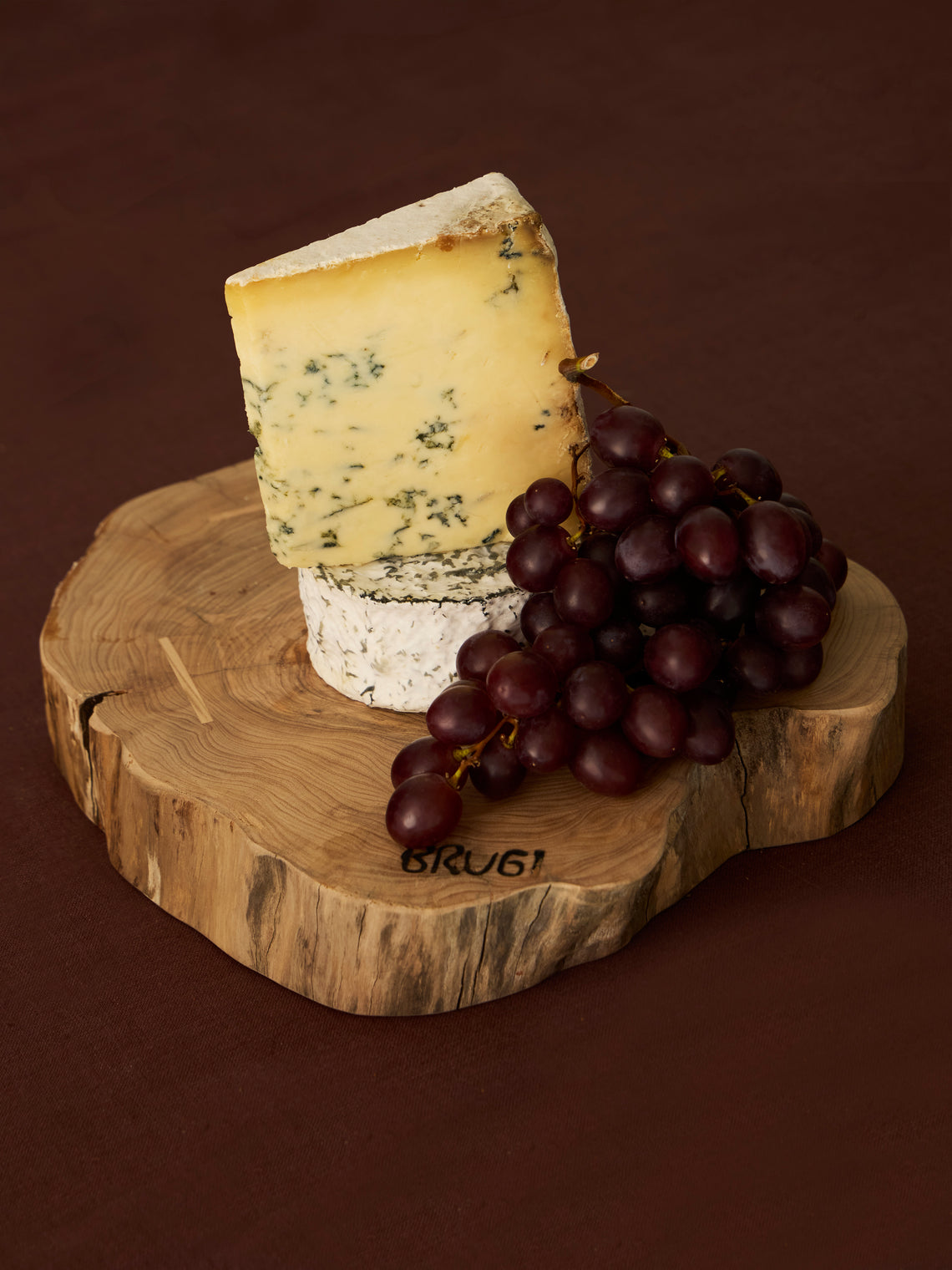 Art Brugi - Hand-Carved Olivewood Cheese Board - Brown - ABASK