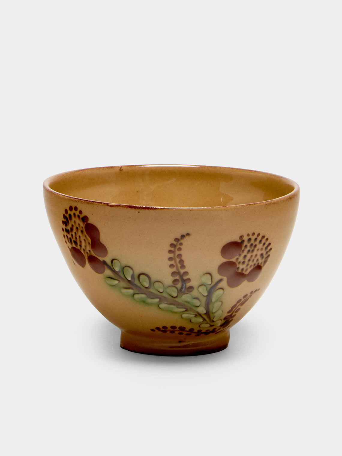 Poterie d’Évires - Flowers Hand-Painted Ceramic Petite Bowls (Set of 6) - Cream - ABASK