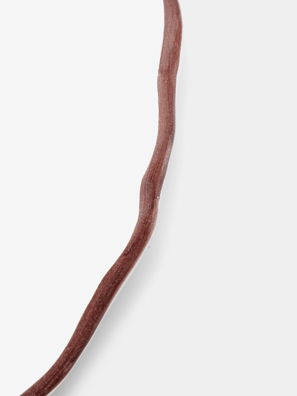 Z.d.G - Camaïeu Hand-Painted Ceramic Dinner Plates – 10in/26cm (Set of 2) - White - ABASK