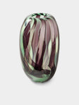 Moonarij - Oona Hand-Blown Glass Vase (15.5in/40cm) - Purple - ABASK - 
