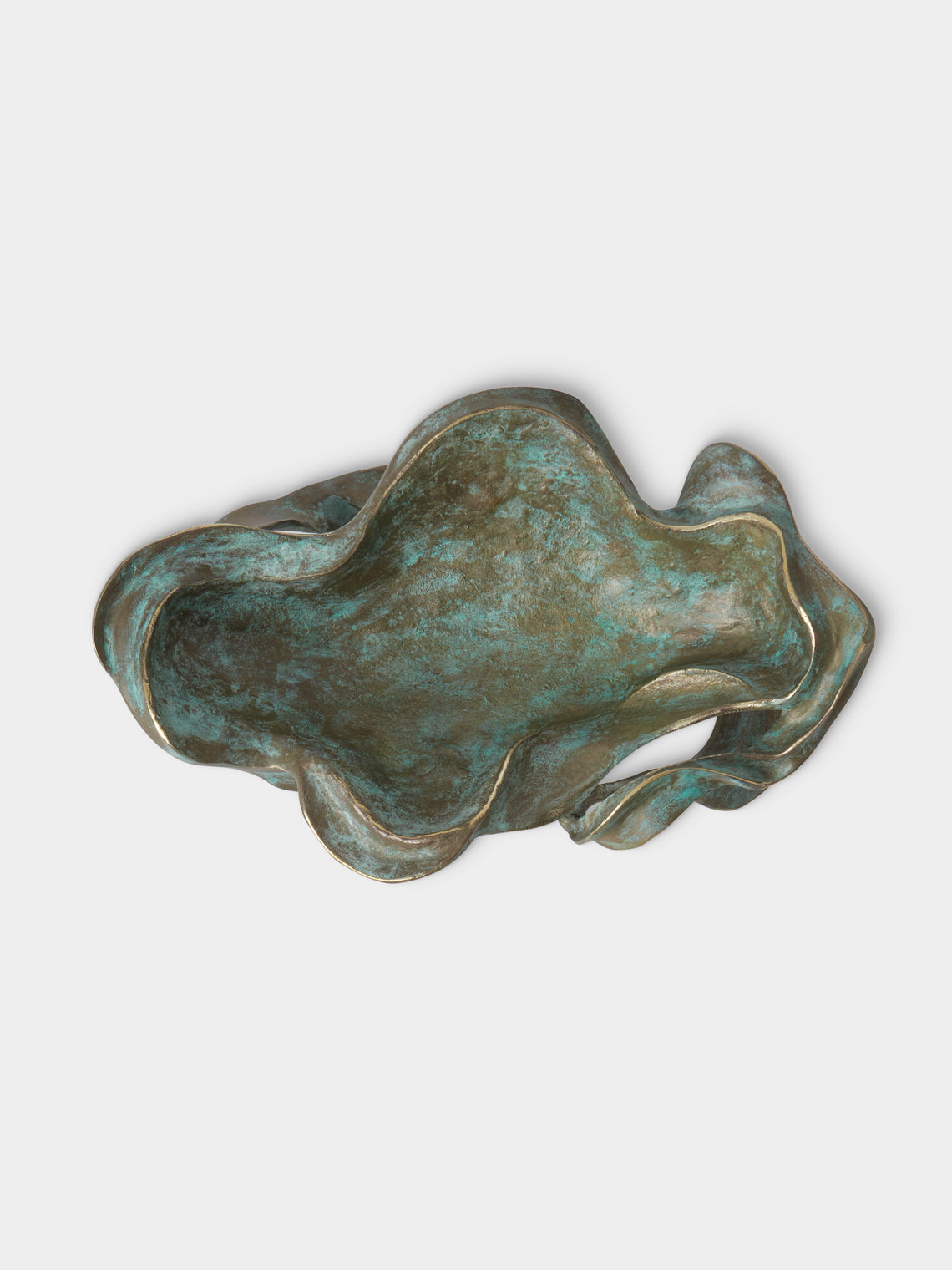 Viya - Glory Lily Brass Bowl - Brass - ABASK