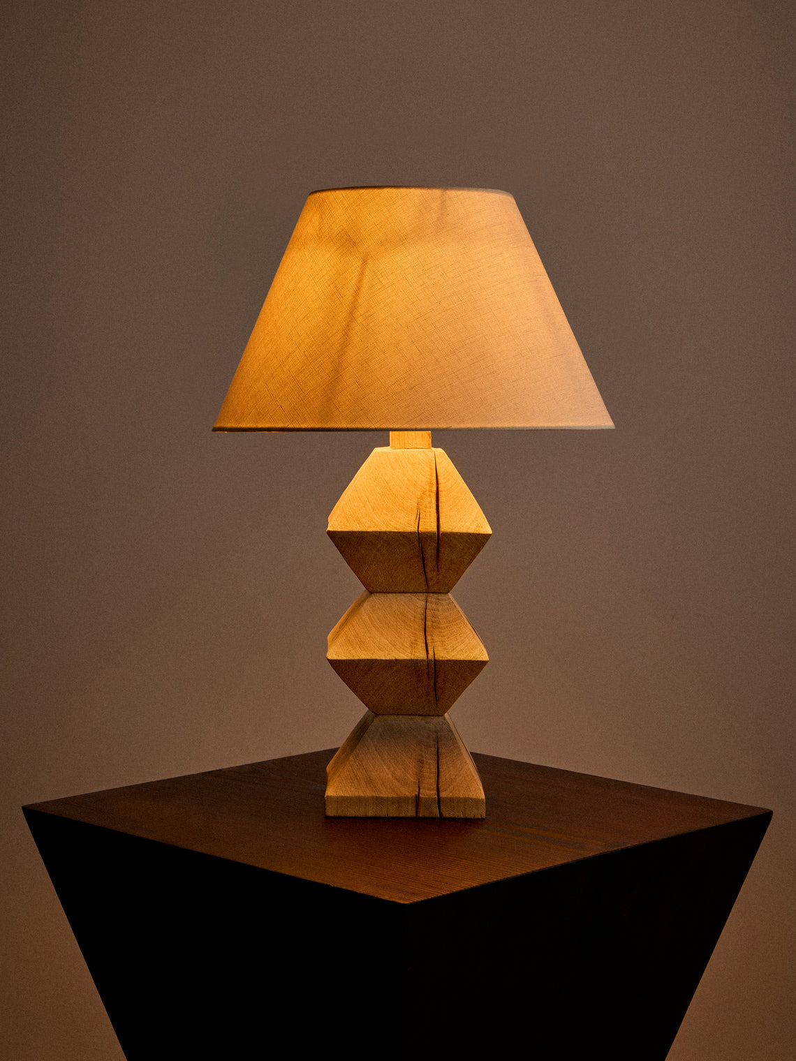 Jamie Gaunt Designs - No. 7 Natural Oak Table Lamp - Natural - ABASK