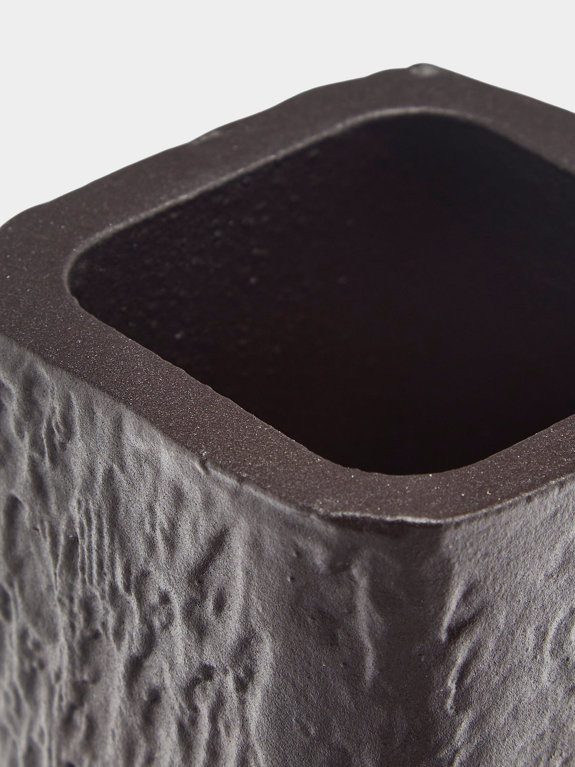 Giobagnara - Riace Imperfect Bronze Toothbrush Holder - Black - ABASK