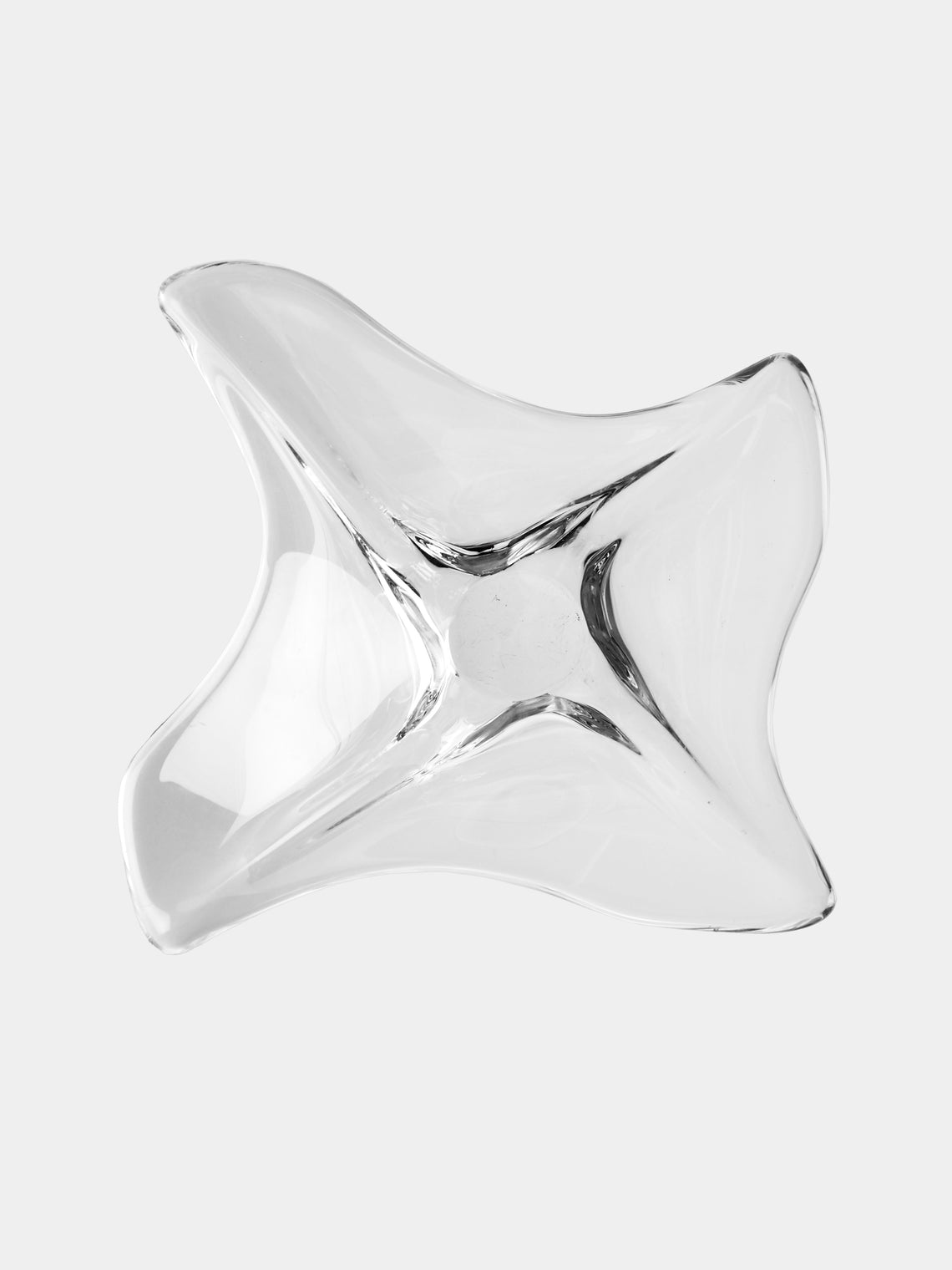 Antique and Vintage - Early-20th-Century Daum Crystal Bowl - Clear - ABASK