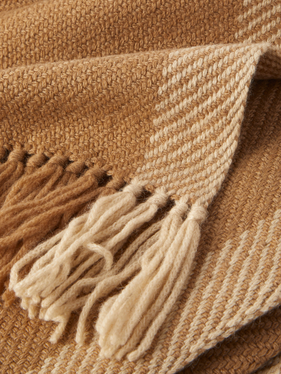 Alonpi - Kira Camel Hair Throw (72in/1.8m) - Orange - ABASK