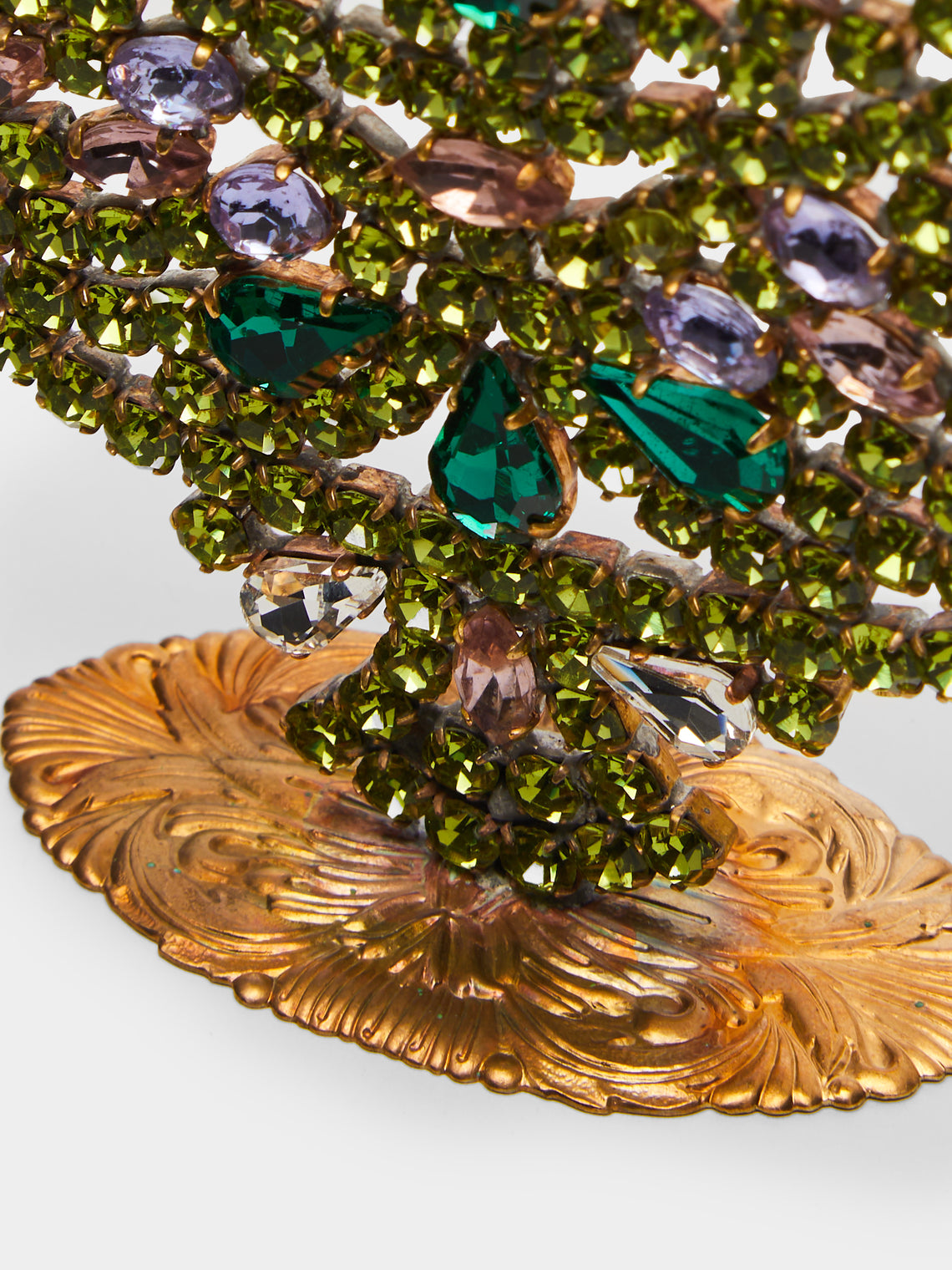 Antique and Vintage - 1930s Czech Jewelled Small Christmas Tree -  - ABASK