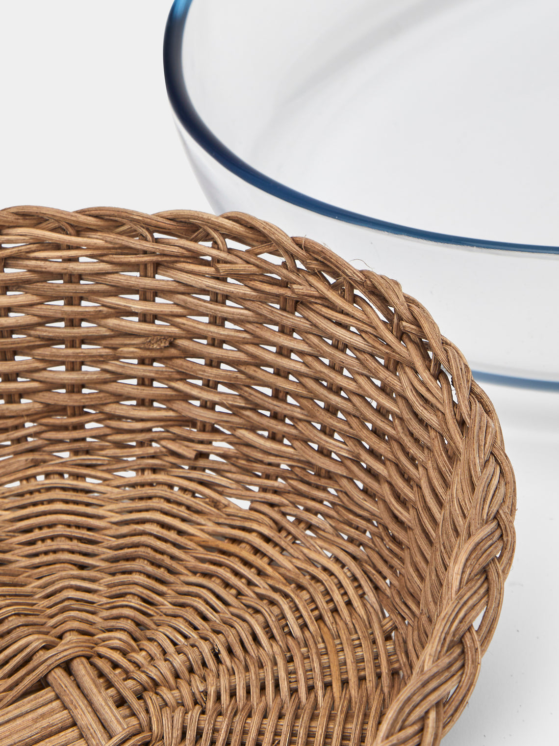 Pigment France - Lorraine Rattan Oval Baking Tray - Brown - ABASK