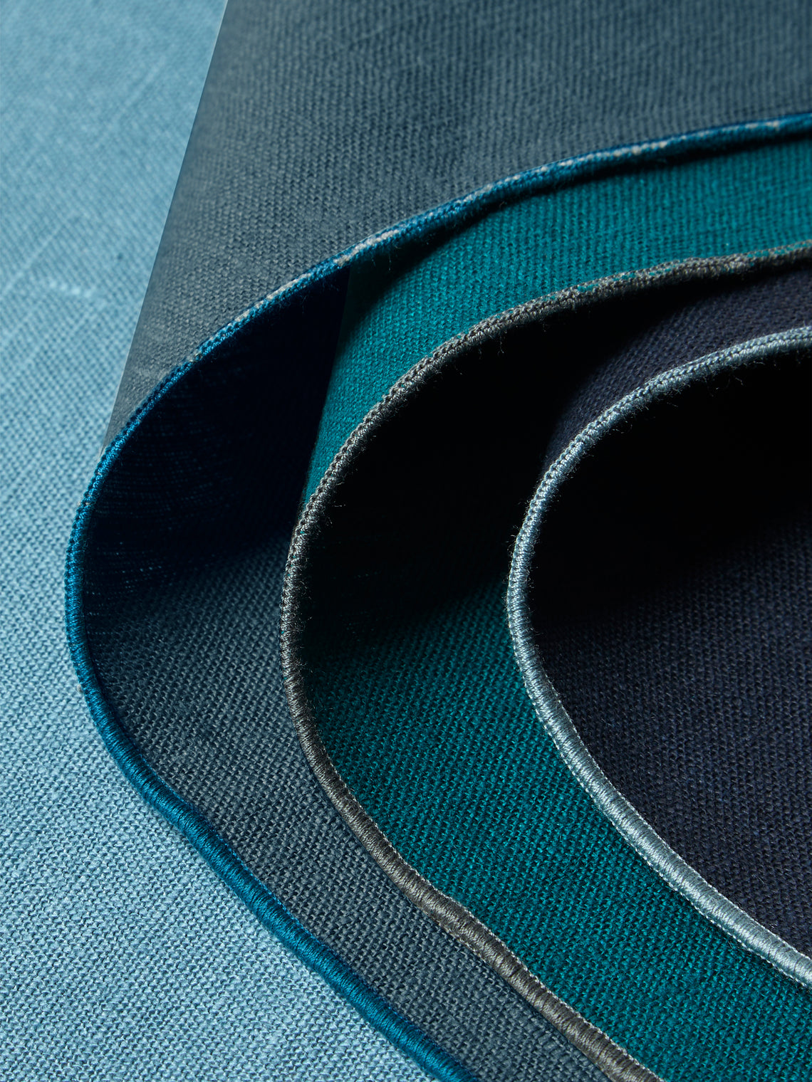 Borgo delle Tovaglie - Filo Linen Extra Large Napkins (Set of 4) - Blue - ABASK