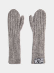 B.B. Wallace - Irwin Wool Mittens | One Size - Gray - ABASK - 