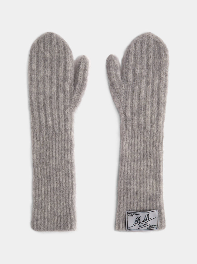B.B. Wallace - Irwin Wool Mittens | One Size - Gray - ABASK - 
