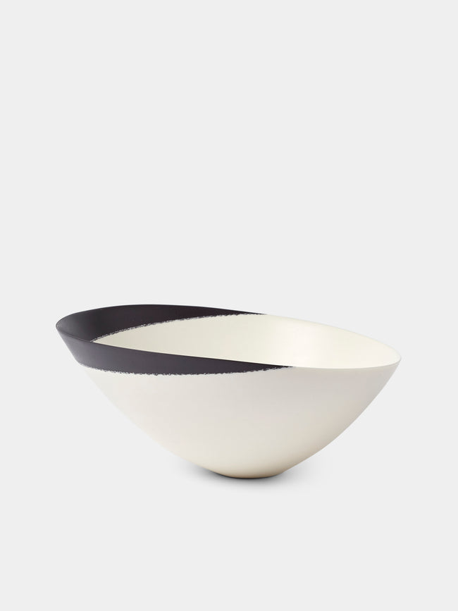 Paul James Ceramics - Fractured Reality Hand-Thrown Ceramic Bowl - White - ABASK - 