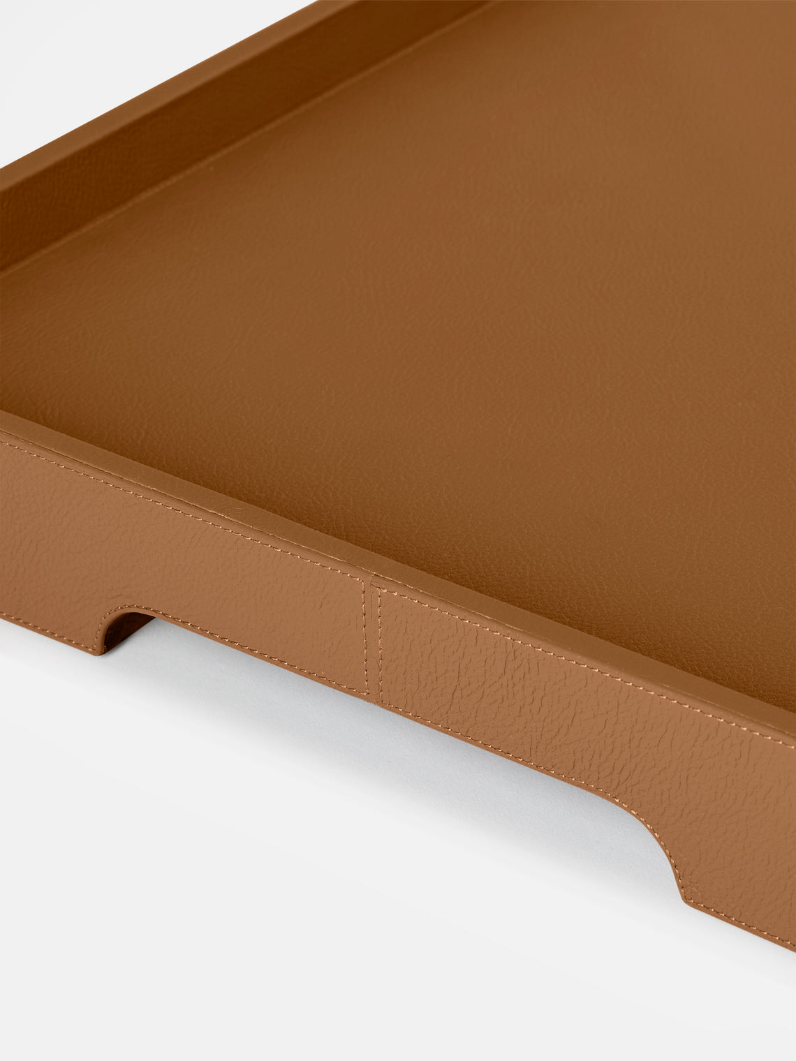 Giobagnara x Poltrona Frau - Leather Bed Tray (24in/61.5cm) - Tan - ABASK