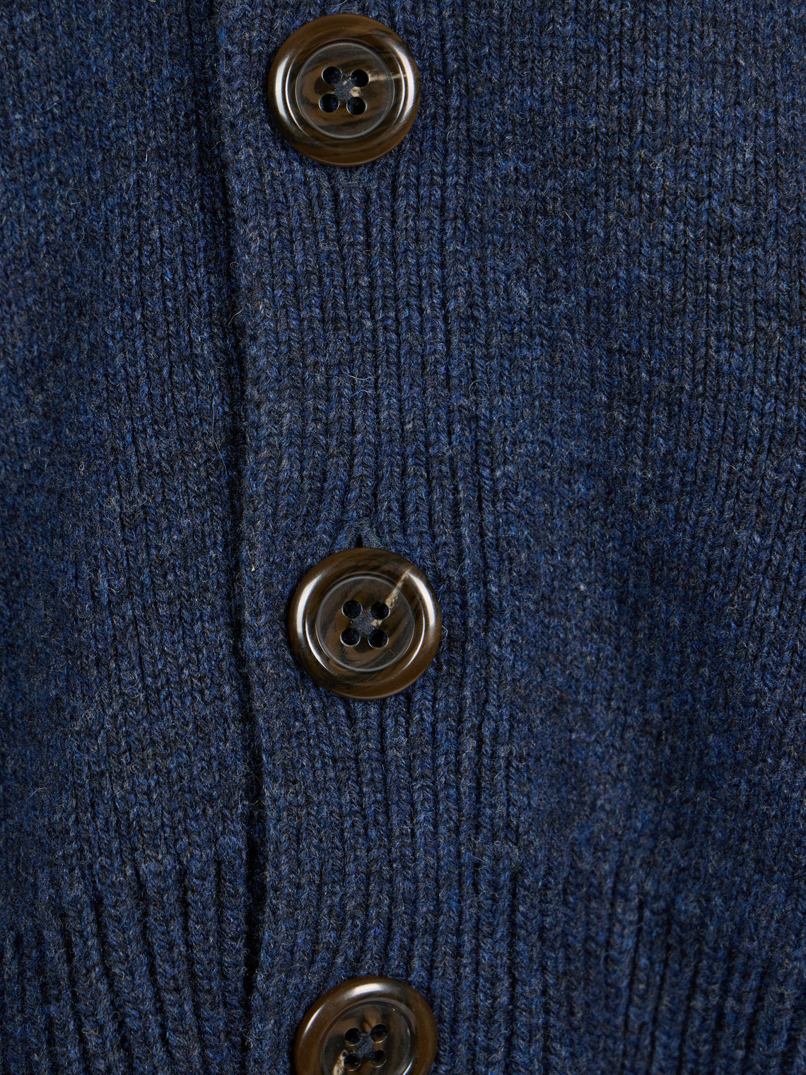 BB Wallace - Wylie Shetland Wool Cardigan | Size: S - Navy - ABASK