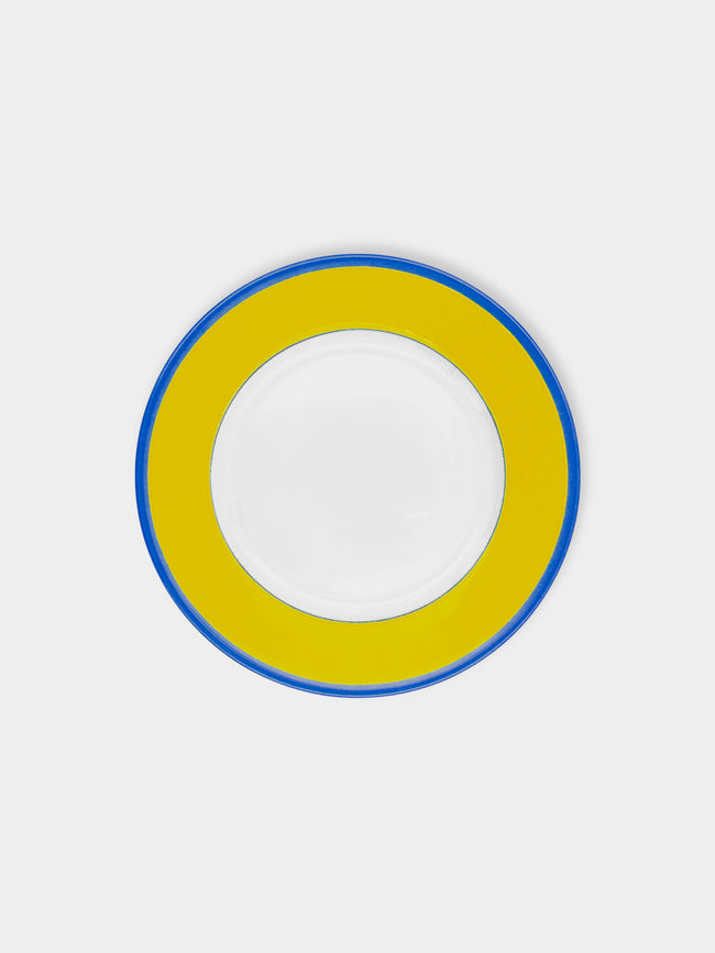 Robert Haviland & C. Parlon - Monet Porcelain Bread Plates – 6in/16cm (Set of 2) - Yellow - ABASK- 