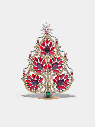 Antique and Vintage - 1930s Czech Jewelled Medium Christmas Tree -  - ABASK - 