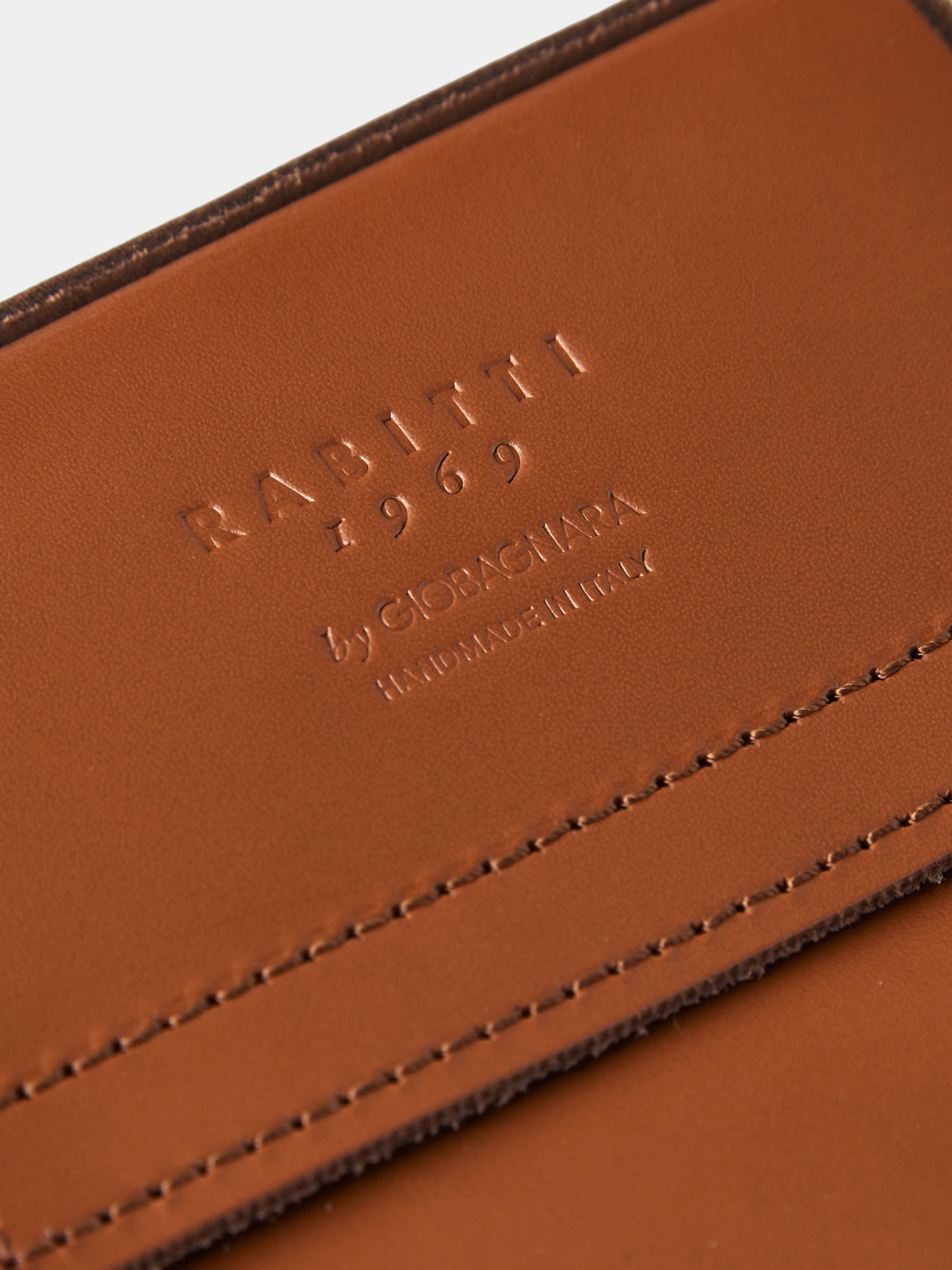 Rabitti 1969 - Amsterdam Leather Tissue Box - Orange - ABASK