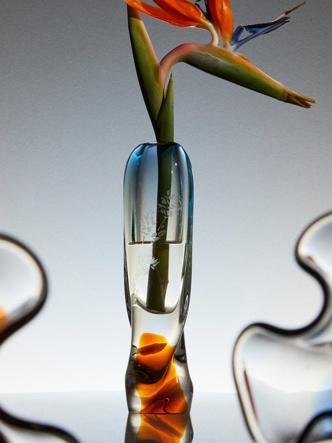 Antique and Vintage - Mid-Century Glass Vase - Multiple - ABASK