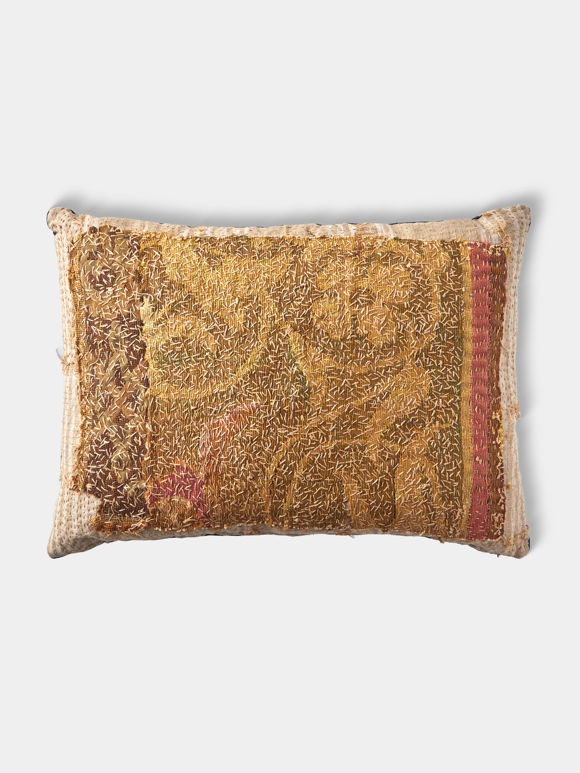By Walid - 18th-Century French Aubosson Tapestry Wool and Linen Cushion (23.5in/60cm) - Multiple - ABASK - 