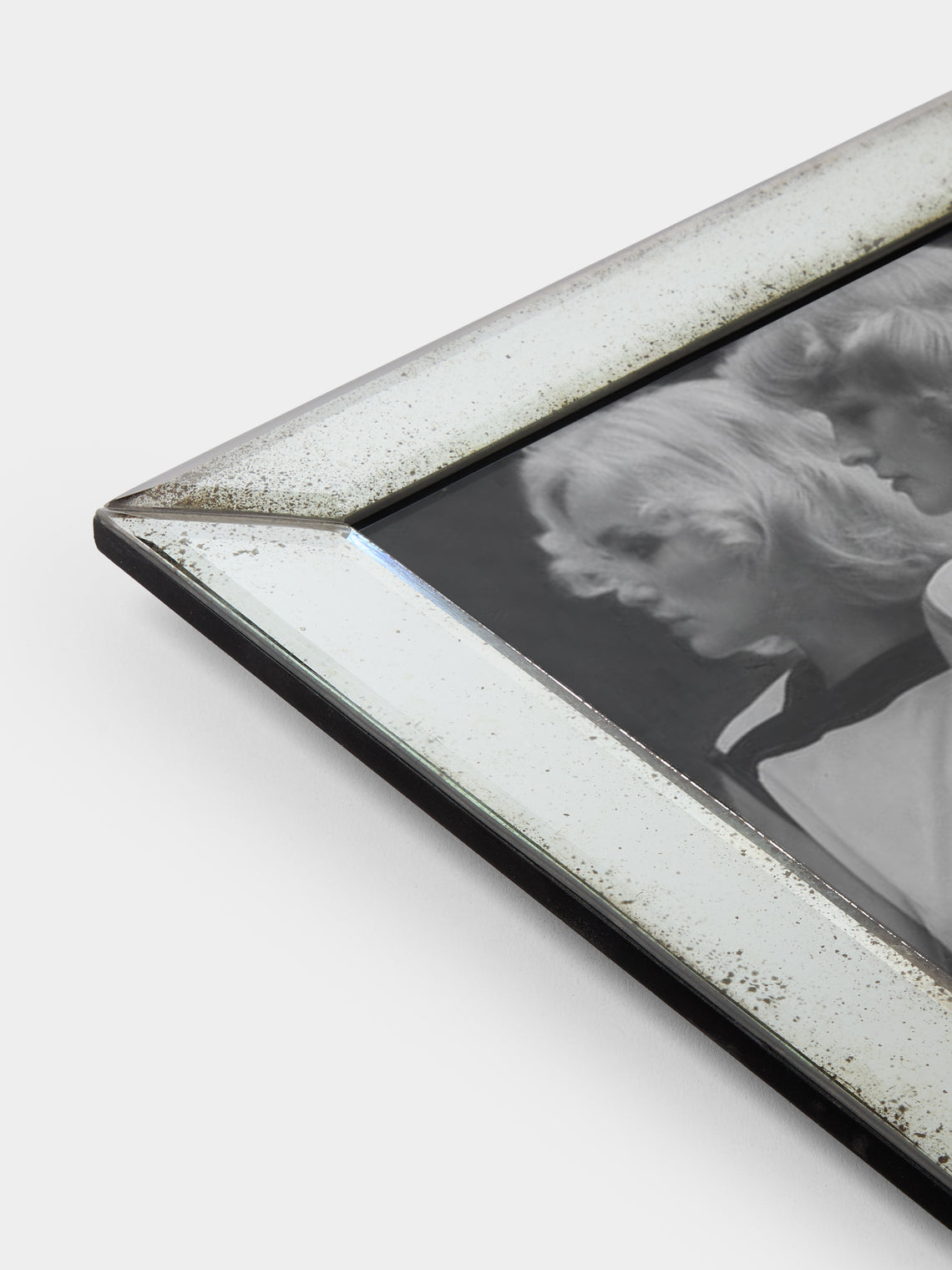 Borgo delle Tovaglie - Firenze Mirrored Glass Photo Frame - Silver - ABASK