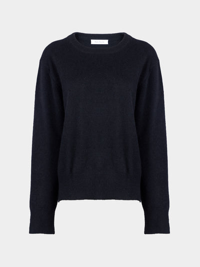 Ryan Roche - Cloud Cashmere and Silk Crew-Neck Sweater | Size: S - Black - ABASK - 