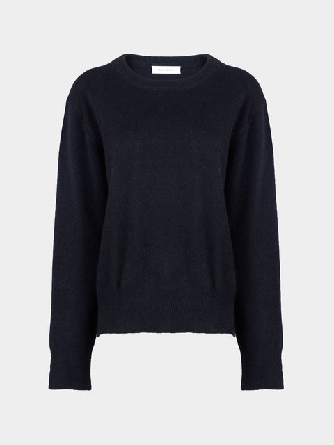 Ryan Roche - Cloud Cashmere and Silk Crew-Neck Sweater | Size: S - Black - ABASK - 