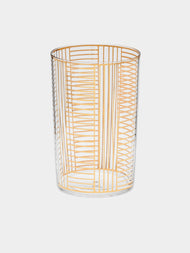 Lobmeyr - Series B Hand-Painted Crystal Water Tumbler - Gold - ABASK - 