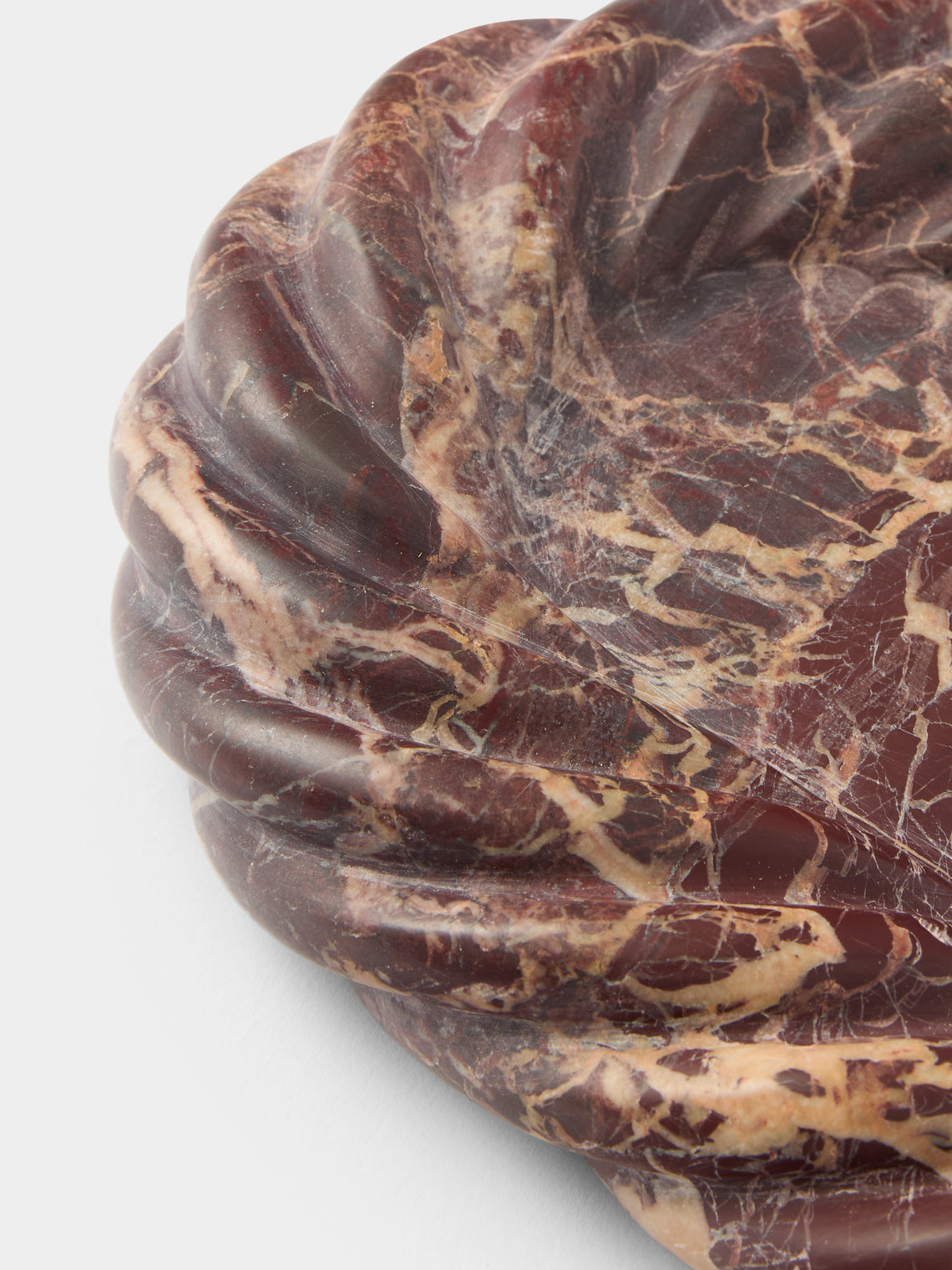 Anastasio Home - Hannah Catch Marble Dish - Brown - ABASK