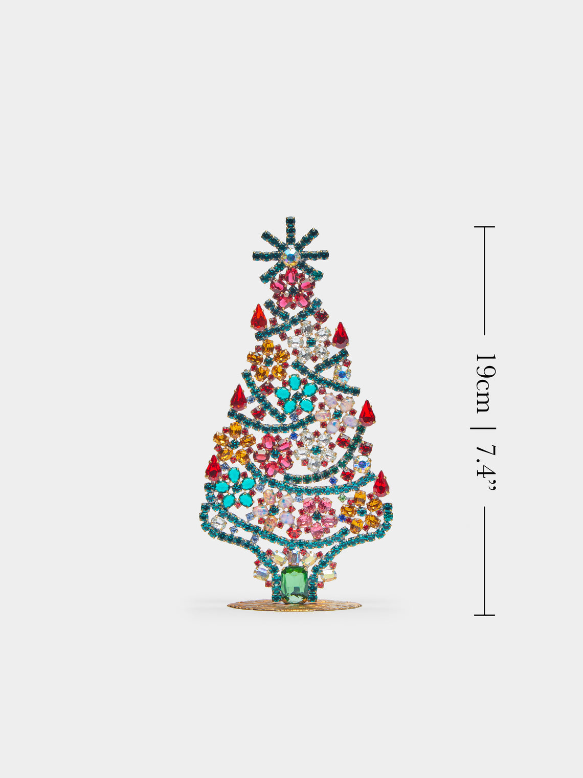 Antique and Vintage - 1930s Czech Jewelled Small Christmas Tree -  - ABASK