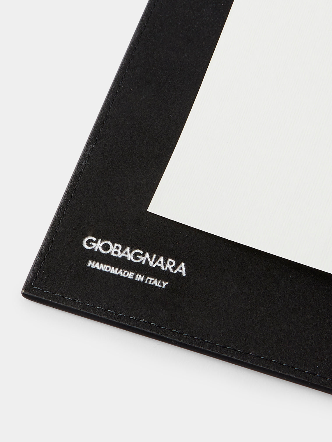 Giobagnara - Livre d'Or Leather Guest Book - Light Gray - ABASK