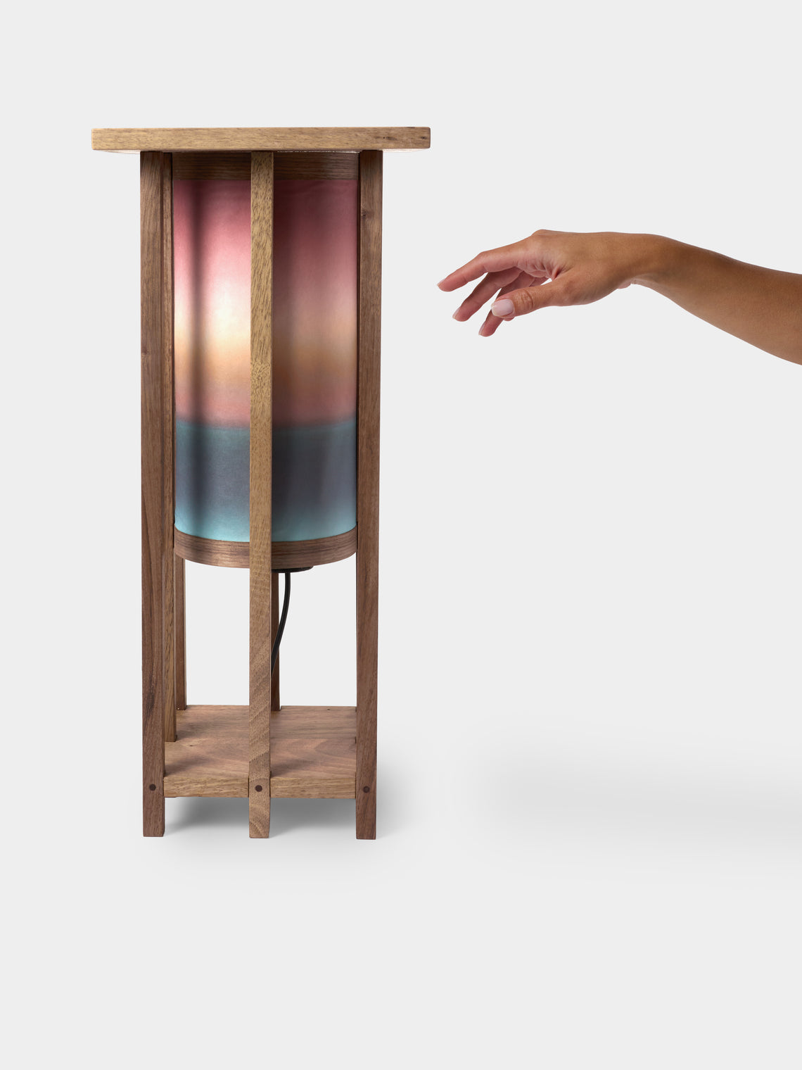 Maxime Prange - Doro Walnut and Washi Paper Table Lamp - Multiple - ABASK