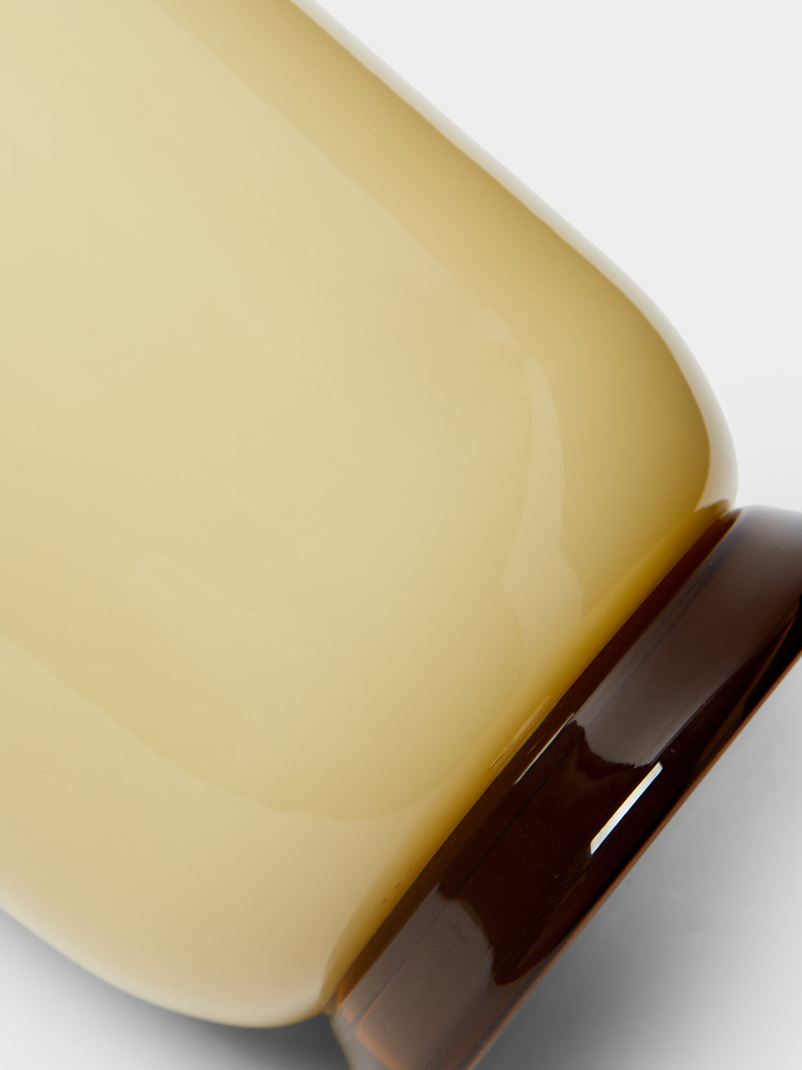 Venini - 1930 Anni Trenta Hand-Blown Murano Glass Vase (12in/31cm) - Yellow - ABASK