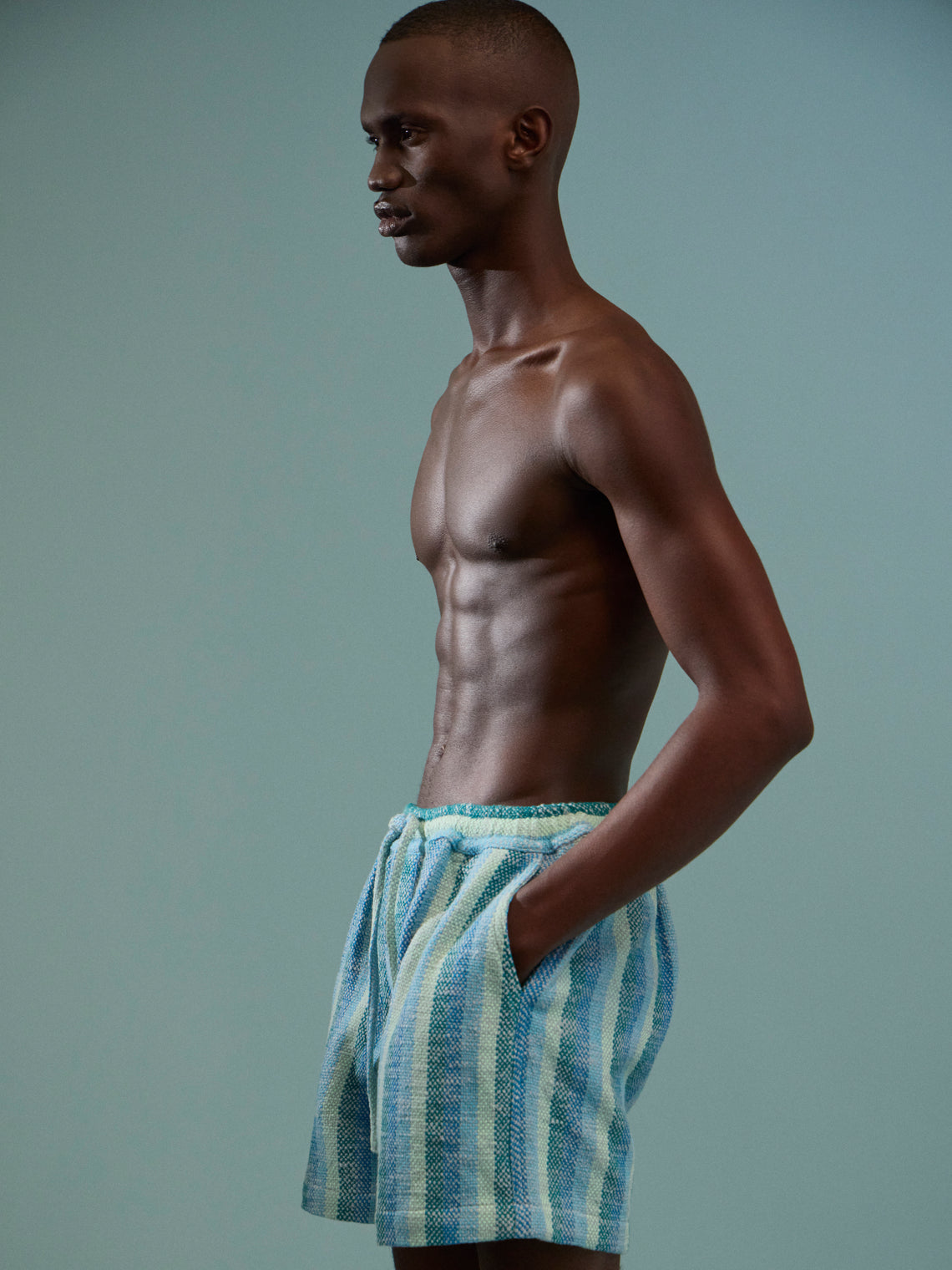 Marrakshi Life - Men's The Cropped Shorts - Blue - ABASK