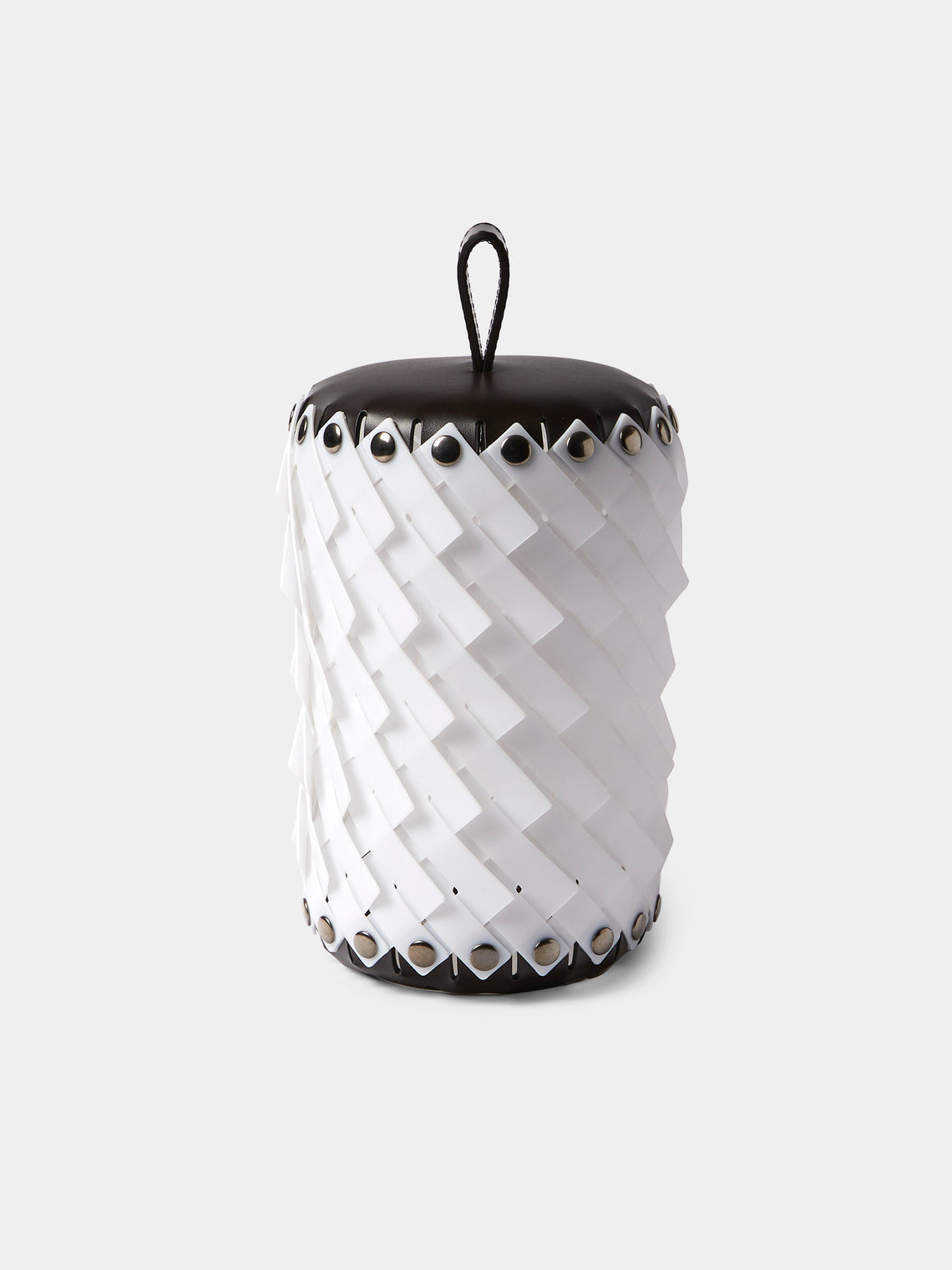 Pinetti - Almeria Handwoven Small Wireless Lantern - Dark Brown - ABASK - 
