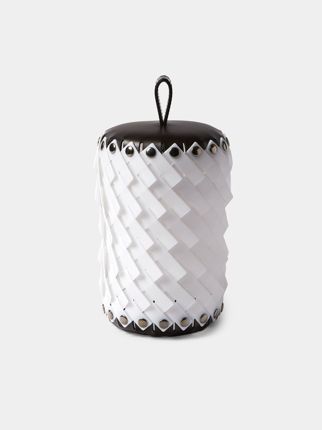 Pinetti - Almeria Handwoven Small Wireless Lantern - Dark Brown - ABASK - 