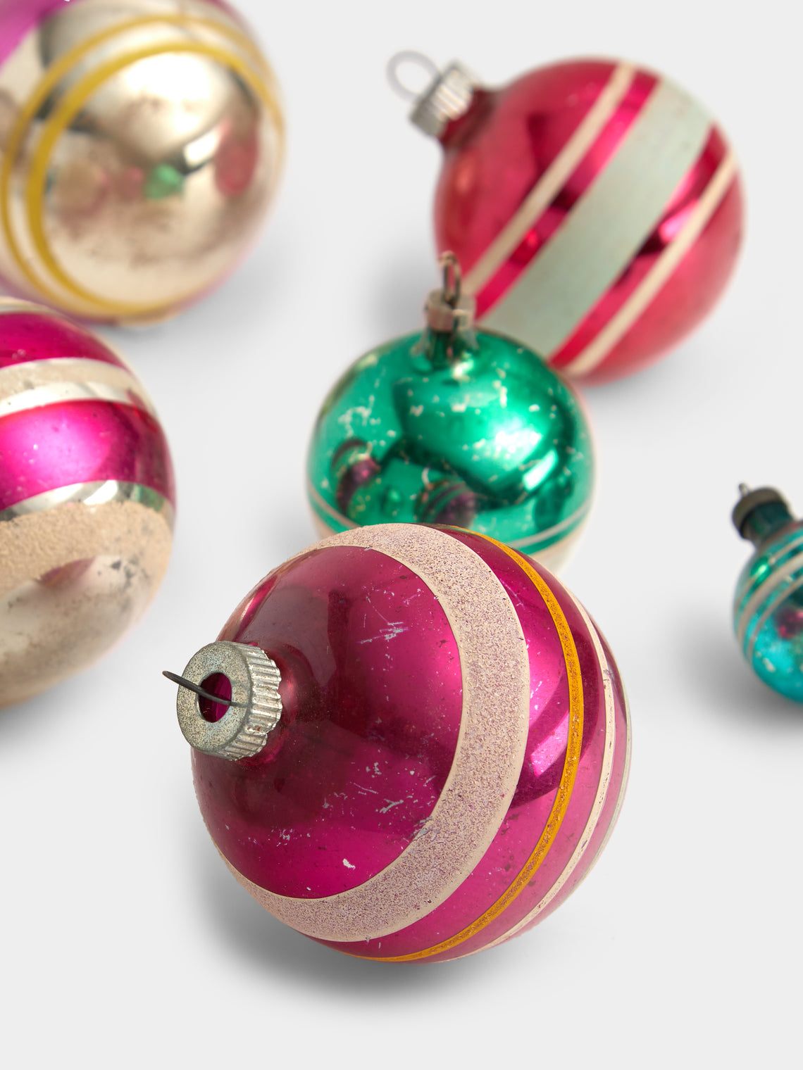 Antique and Vintage - Early 20th-Century Glass Baubles (Set of 8) -  - ABASK